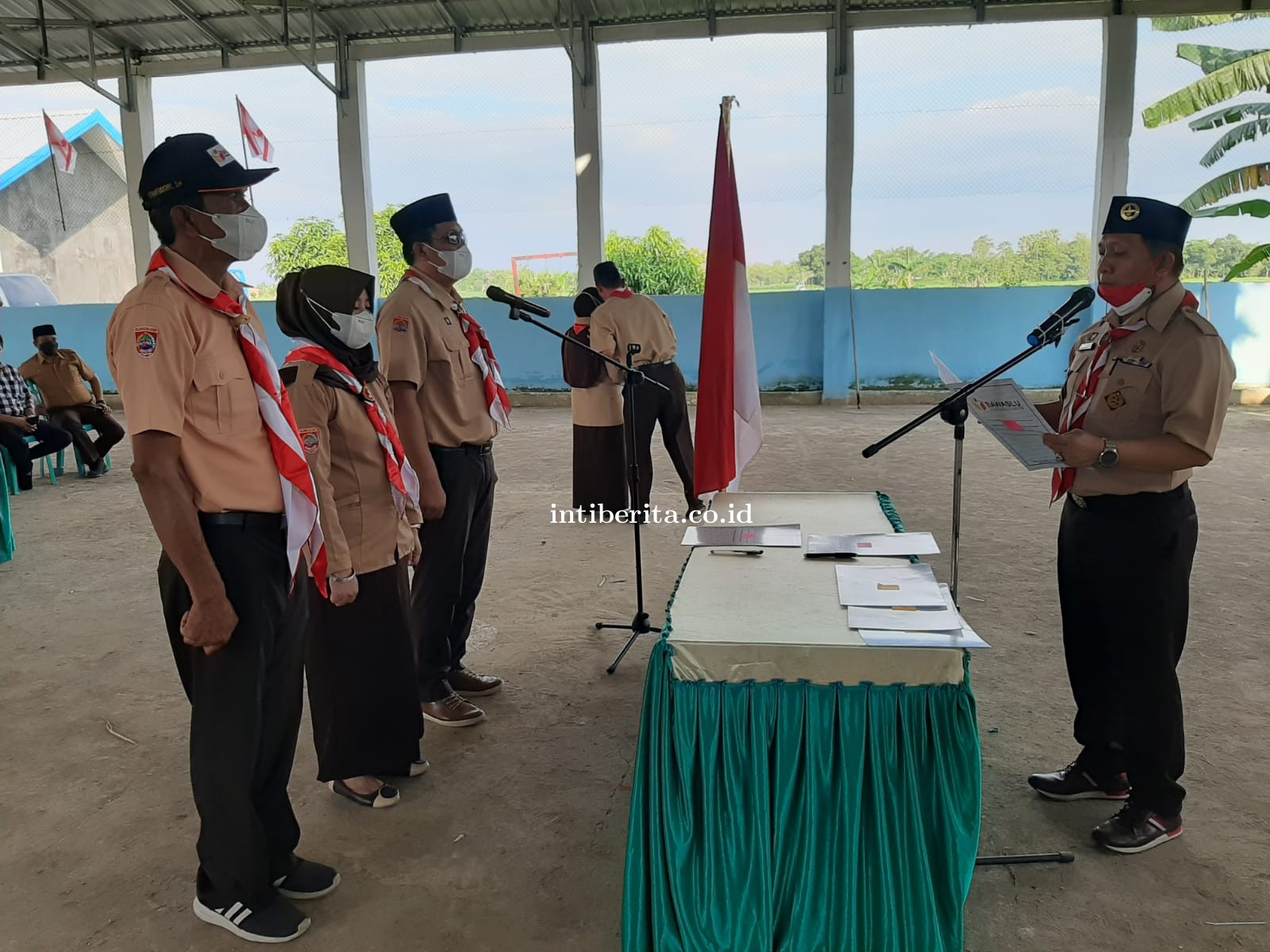 Kwarcab Takalar Lantik dan Kukuhkan Saka Adhyasta Pemilu Bawaslu Kabupaten Takalar