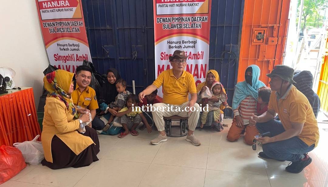 Tiap Jumat Pemulung Dapat Jatah Nasi Bungkus Dari Ketua Hanura Sulsel