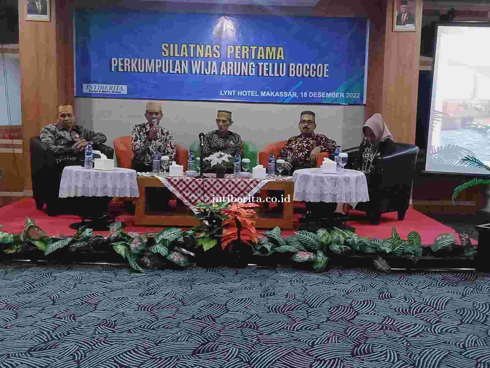 Silatnas Perkumpulan Wija Arung Tellu BoccoE Rekomendasikan Agar Wija Eratkan Tali Persaudaraan